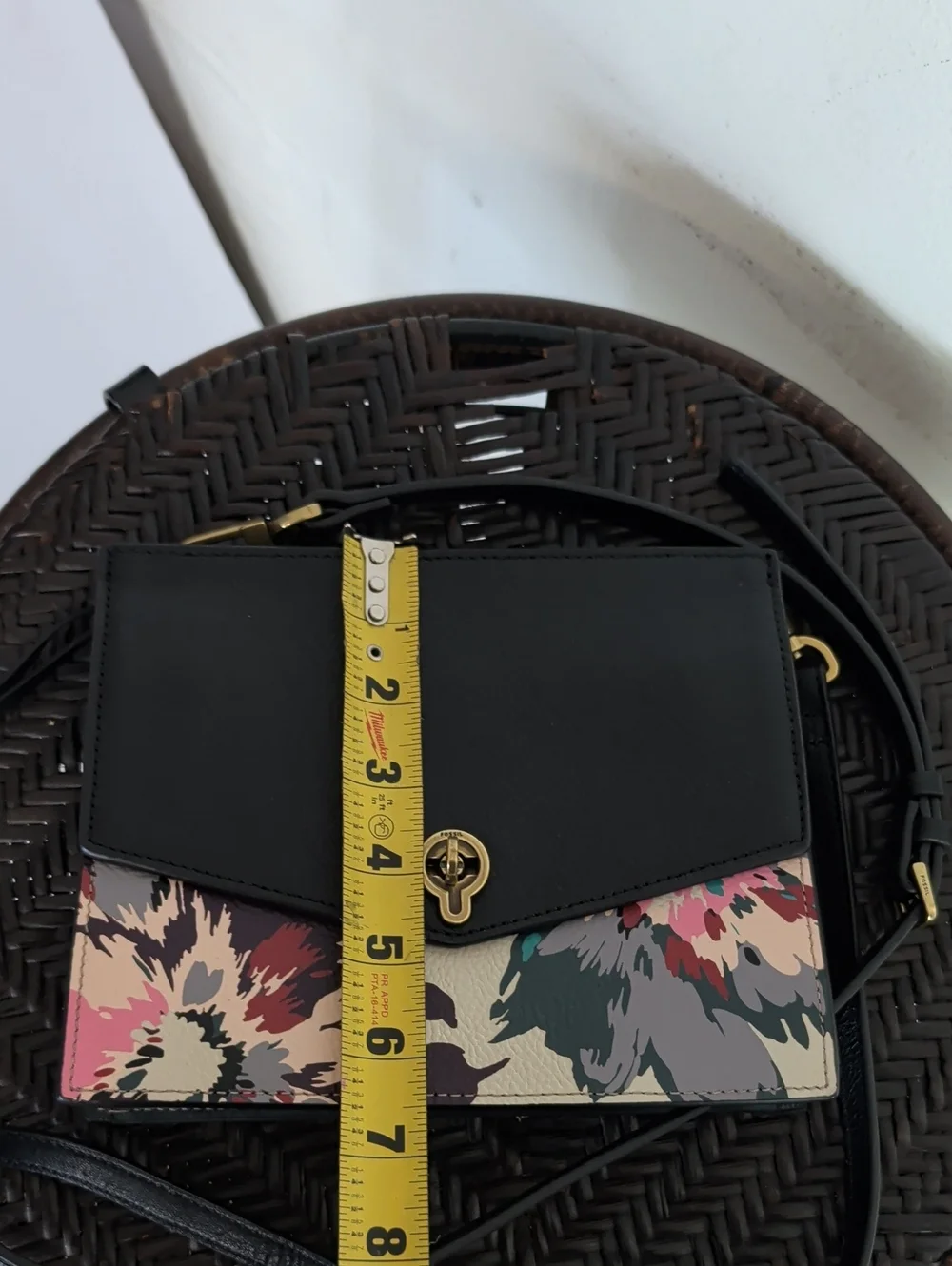 Fossil Stevie Small Floral Crossbody Bag